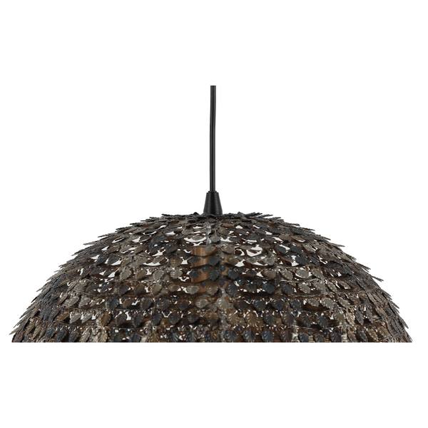 Design-Pendelleuchte Chericoni Bilancia, schwarz, Ø40 cm, 1-flammig, aus robustem Eisen und Metall.