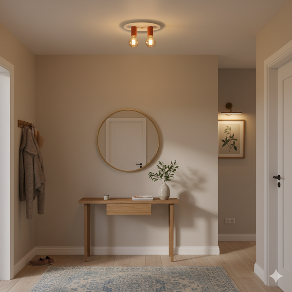 Chericoni Colorato plafondlamp - 2-lamps - E27 - Buiskleur individueel selecteerbaar