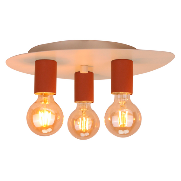 Chericoni Colorato plafondlamp - 3-lamps - E27 - Buiskleur individueel selecteerbaar