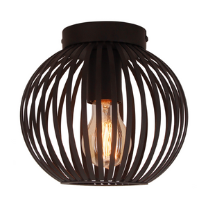 Die Chericoni Curvato Deckenleuchte in Schwarz, Ø20 cm, 1-flammig, sorgt für stilvolle und moderne Lichtakzente.