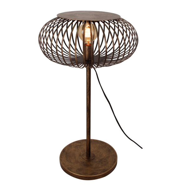 Elegante Chericoni Curvato Stehlampe, Ø40 cm, 1-flammig, Bronze, variabel in der Höhe, perfekt für flexible Beleuchtung in jedem Raum.
