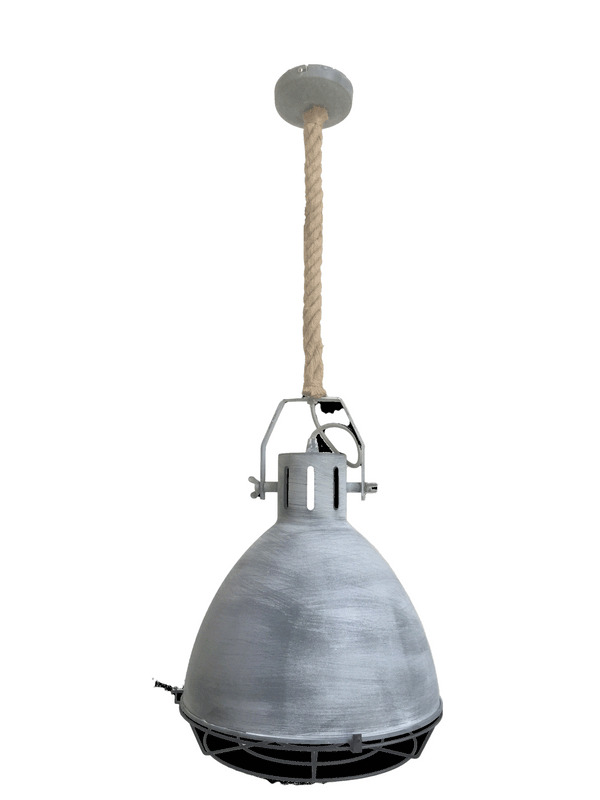 Chericoni Indurope hanglamp - E27 - industriële stijl - touwdesign