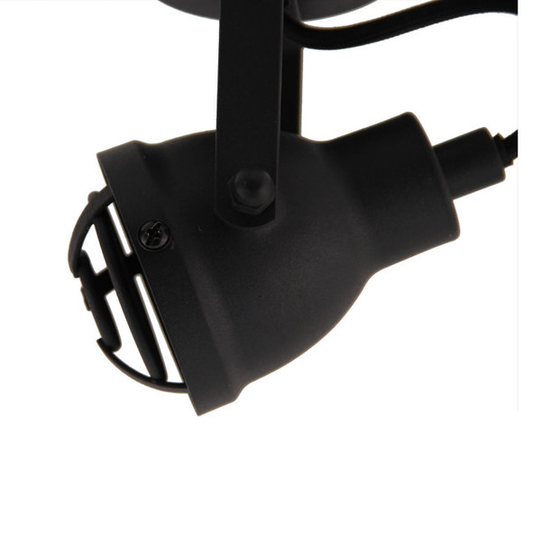 Chericoni Industria Plafondspot – Ø7 cm – GU10 – Zwart