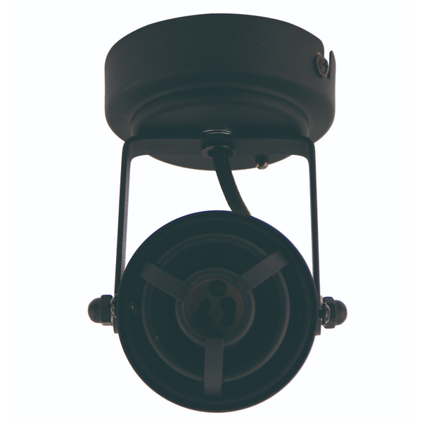 Chericoni Industria Plafondspot – Ø7 cm – GU10 – Zwart