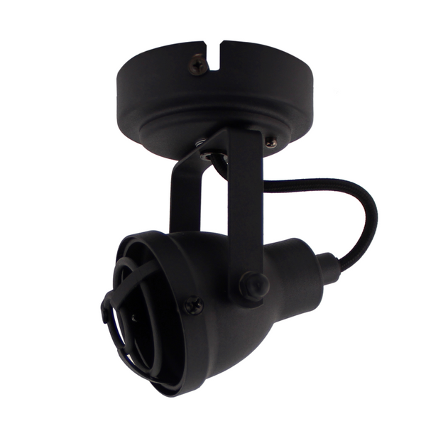 Chericoni Industria Plafondspot – Ø7 cm – GU10 – Zwart