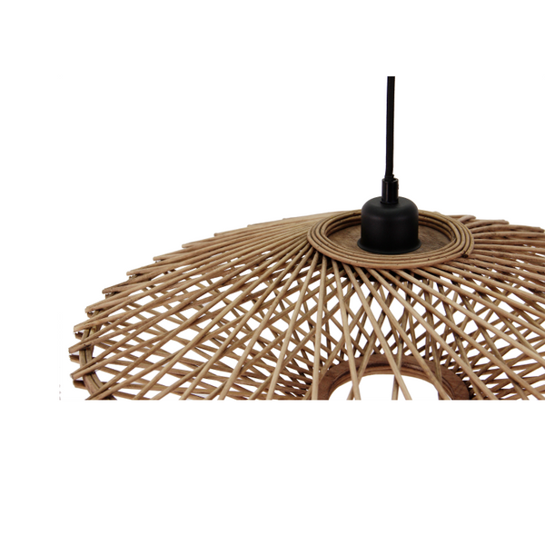 Pendellampe Chericoni Nature Capello, Ø50 cm, 1-flammig, E27, umweltfreundliches Design in Nature-Farben.