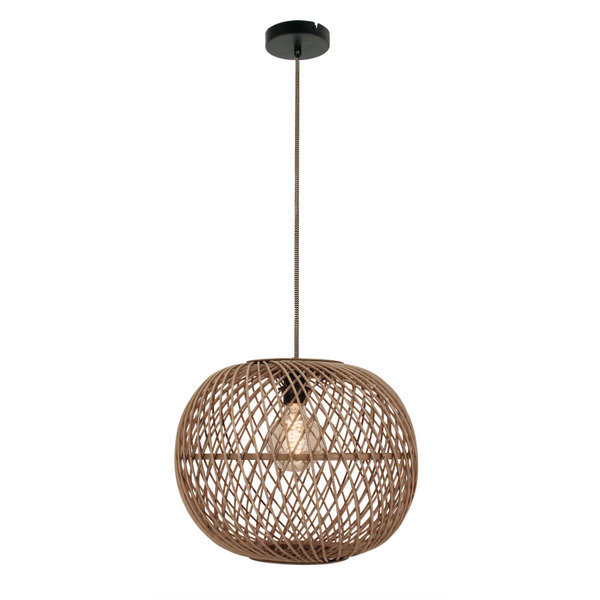 Chericoni Nature Diagonaal Hängelampe aus Naturholz Ø40 cm