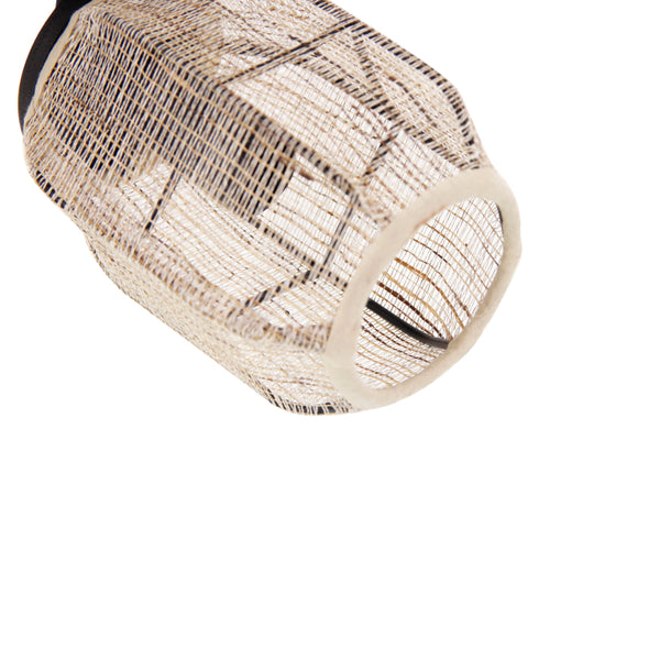 Chericoni Nature Pendelleuchte diagonal – warmes Lichtspiel an der Wand