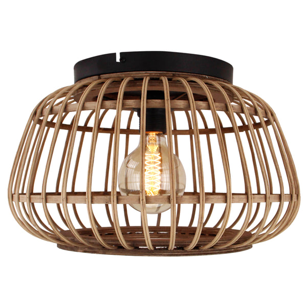 Chericoni Nature Trapeze Pendelleuchte Ø40 cm aus FSC-Bambus