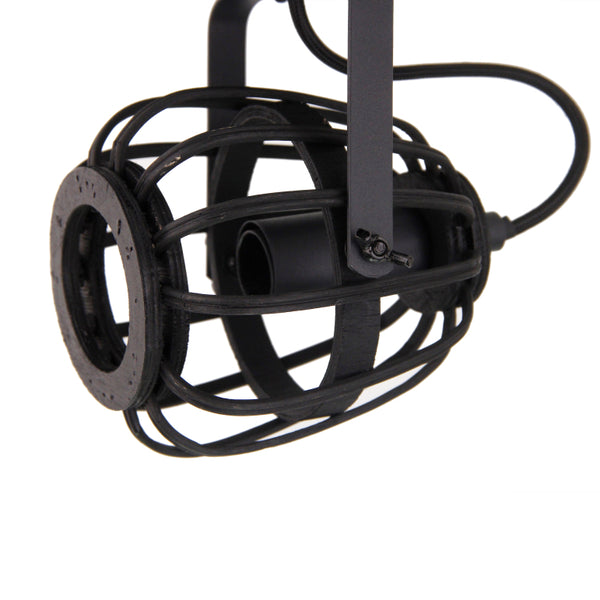 Schwarzer Deckenstrahler Trapeze von Chericoni mit E14-Fassung