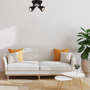 Chericoni Nero Spot – 2-flammig – Gesamtansicht an der Decke