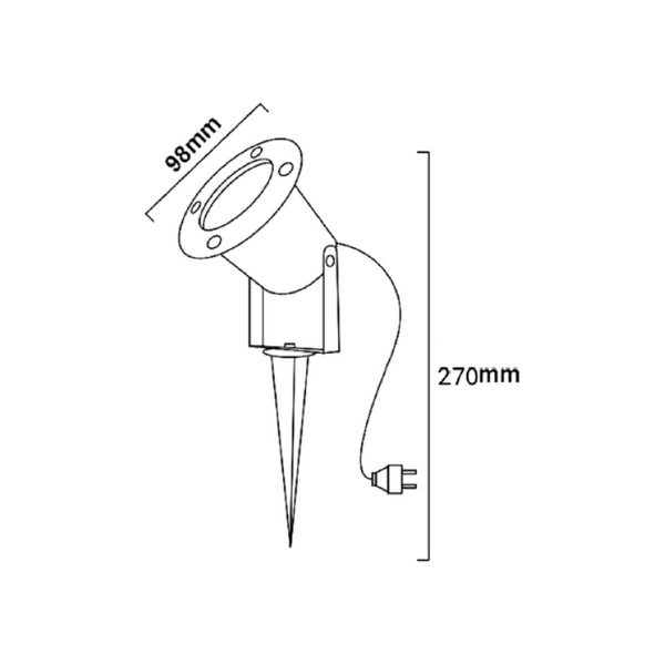 Chericoni Ray – minimalistischer Außenlampenspot für moderne Fassaden