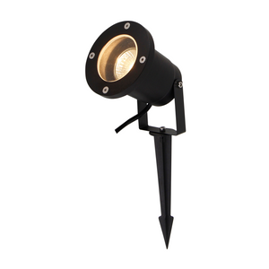 Chericoni Ray Außenlampe – 1-flammig – moderner Außenlampenspot in Schwarz