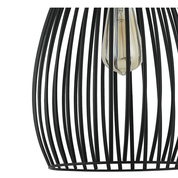 Runde Rho Hängelampe, Ø26,5 cm, Schwarz, 1-flammig – dekorativ, funktional und passend für verschiedene Einrichtungsstile.