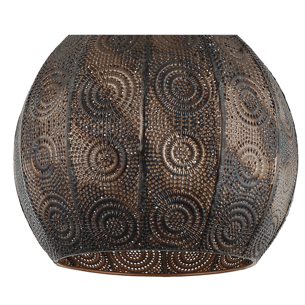 Die Chericoni Rolo Hängelampe, Schwarz, Ø25 cm, 1-flammig, bringt schlichte Eleganz und angenehmes Licht in den Raum.