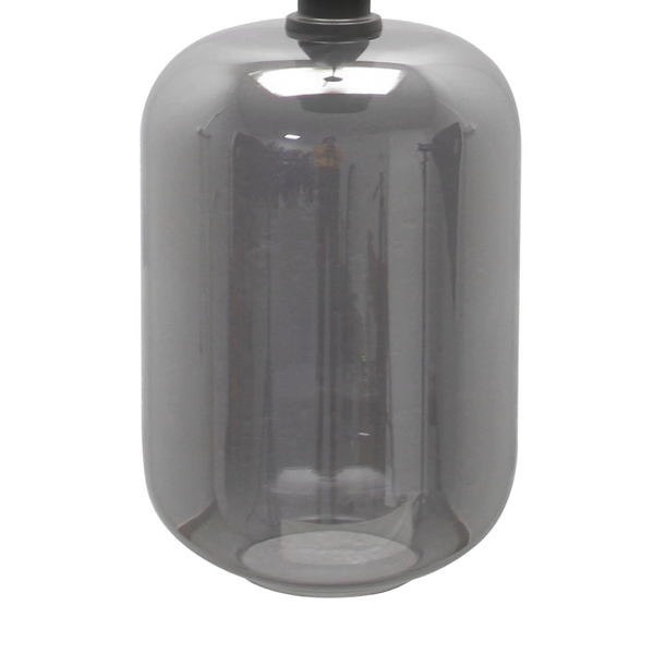 Stilvolle Glaslampe von Chericoni als Pendelleuchte im Wohnzimmer