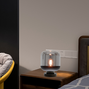 Chericoni Specchio Opaco Tischlampe, Glas, 1-flammig, Ø21 cm, E27-Fassung.