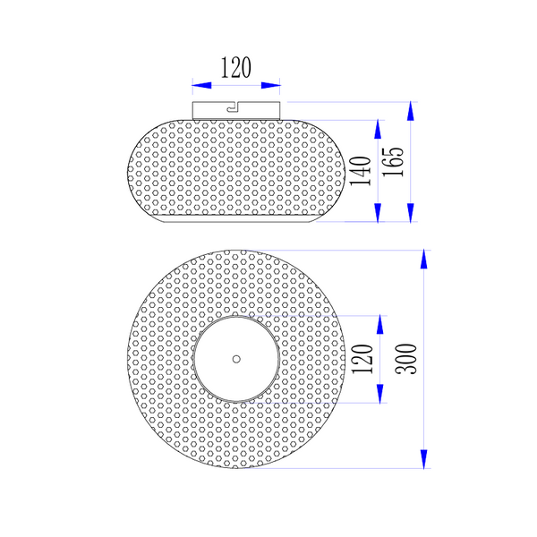 Chericoni Spezia Ø40 cm – Deckenleuchte mit E27-Fassung