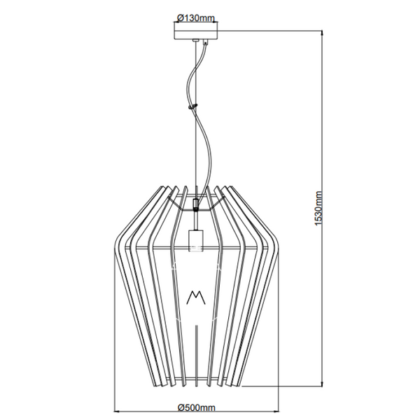 Chericoni Tavola Pendelleuchte, Ø50 cm, 1-flammig, Schwarz, schlichtes Design mit stimmungsvollem Licht.