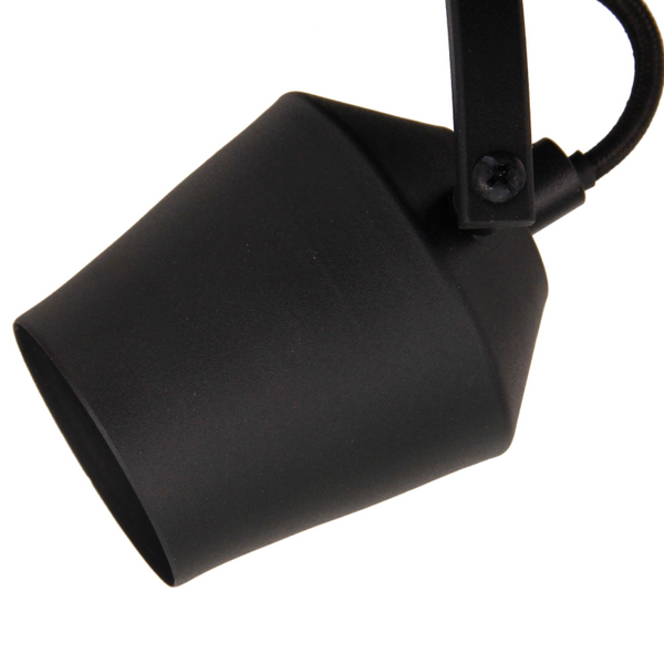 Detailaufnahme: Verstellbarer Chericoni Tavola Spot Schwarz