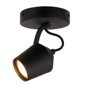 Chericoni Tavola Plafondspot 1-lichts Schwarz von vorne