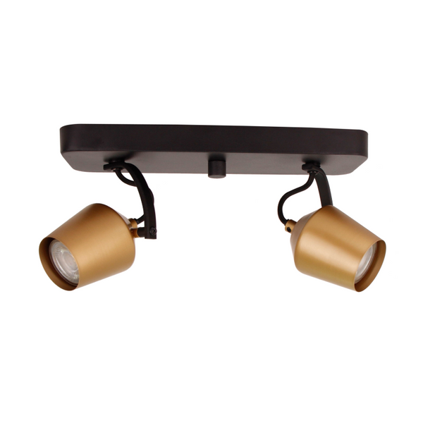 Goldener Chericoni Tavola Deckenstrahler über Esstisch