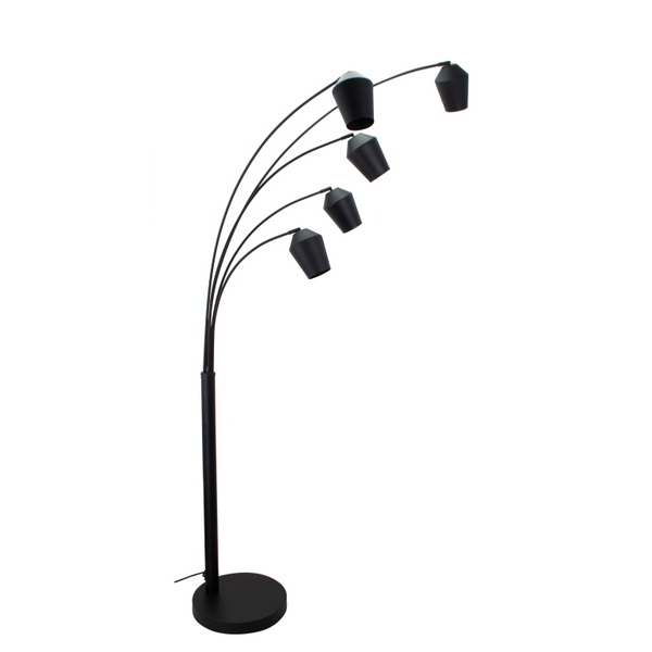 Elegante Wohnzimmerbeleuchtung mit Tavola Stehlampe