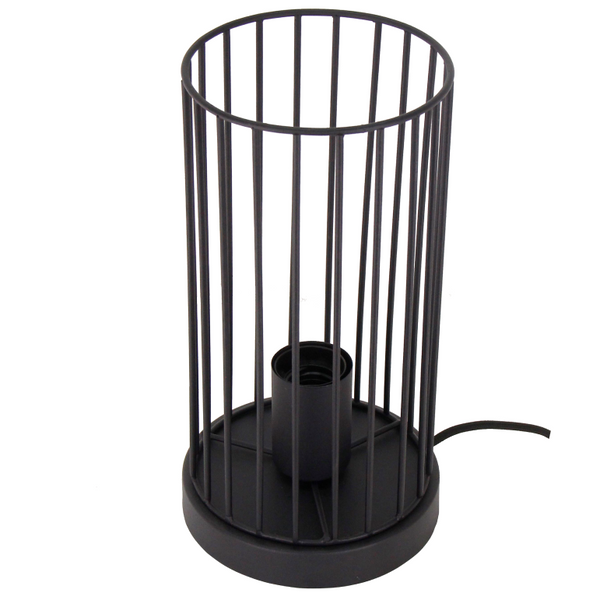 Chericoni Tavola Tischlampe, 1-flammig, Ø15 cm, Schwarz – ein platzsparendes und dekoratives Leuchtelement mit E27-Sockel.