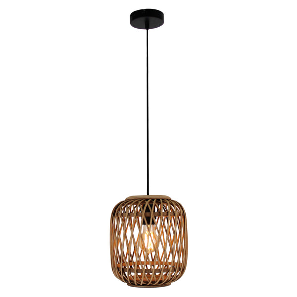 Various Cross hanglamp – 1-lamp – Ø21 cm – E27 – natuurlijk hout