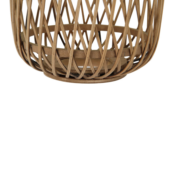 Various Cross hanglamp – 1-lamp – Ø21 cm – E27 – natuurlijk hout