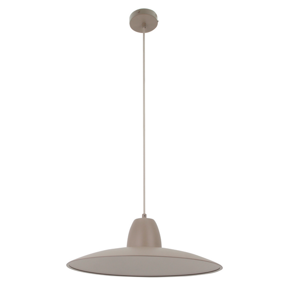 Various Roma hanglamp Taupe – Ø48 cm – 1-lichts - Crème binnenkant