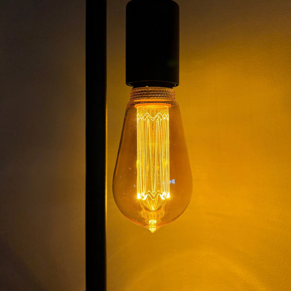 Retro LED Filamentlampe L504G mit E27 Fassung, 3-fach dimmbar, 1800K warmweiß