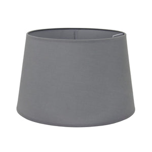 Schwarzer Drum-Rund-Lampenschirm aus Wildseide – edles Wohnaccessoire