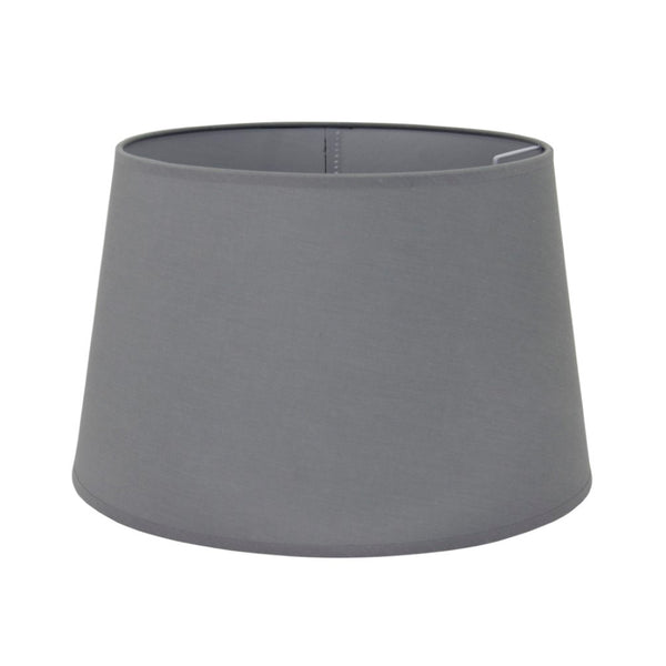 Schwarzer Drum-Rund-Lampenschirm aus Wildseide – edles Wohnaccessoire