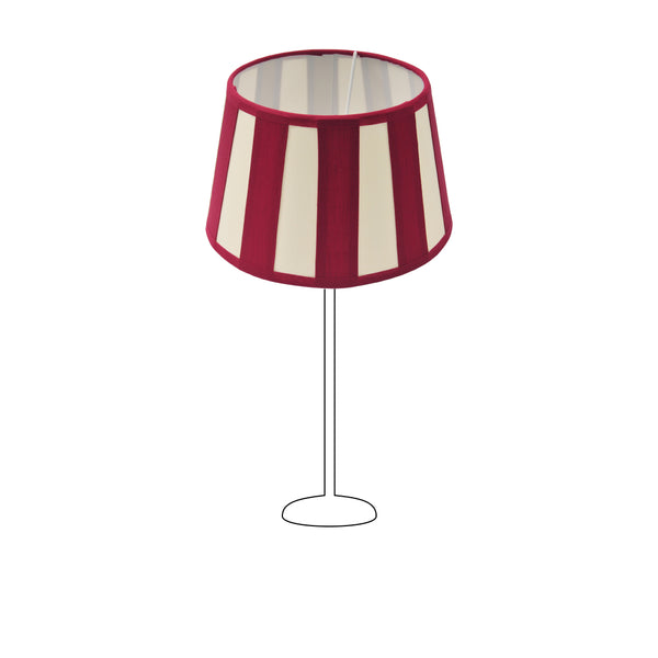 Various Lampshade Drum Round - Red - Beams – Ø20 cm – Chintz