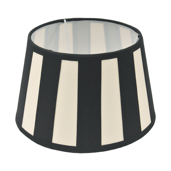 Various Lampshade Drum Round - Black - Beams - Ø20 or 25 cm - Chintz