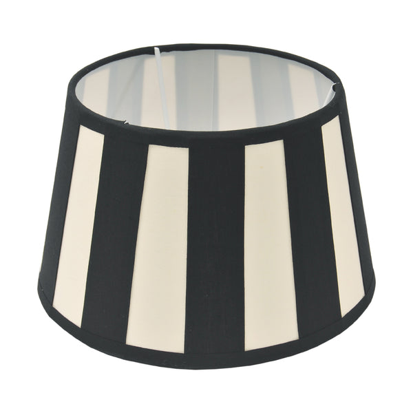 Various Lampshade Drum Round - Black - Beams - Ø20 or 25 cm - Chintz