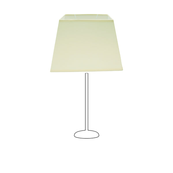 Diverse Conica rechthoekige lampenkappen Ø20 & Ø27 cm – crème of lichtbruin – elegantie voor uw tafellamp!