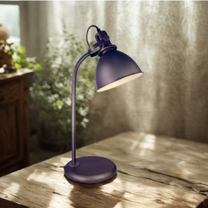 Various Black Steel Tischlampe – Industriele Tischlampe aus schwarzem Metall, E27-Fassung