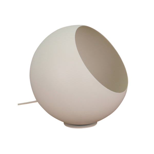 Stilvolle Tischlampe Sfera – Ø20/25 cm – Weiß – dekorative Akzentbeleuchtung