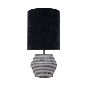 Various Tin Tischlampe Silber Ø20 cm – E27