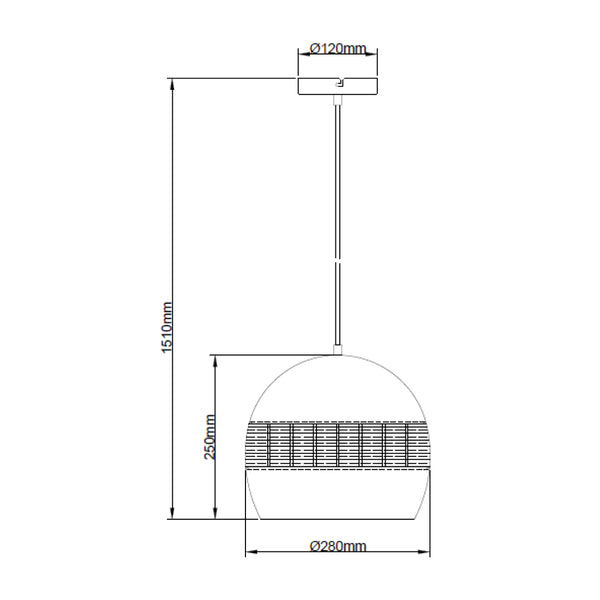 Stimmungsbild der Various Caserta Pendelleuchte in modernem Wohnraum