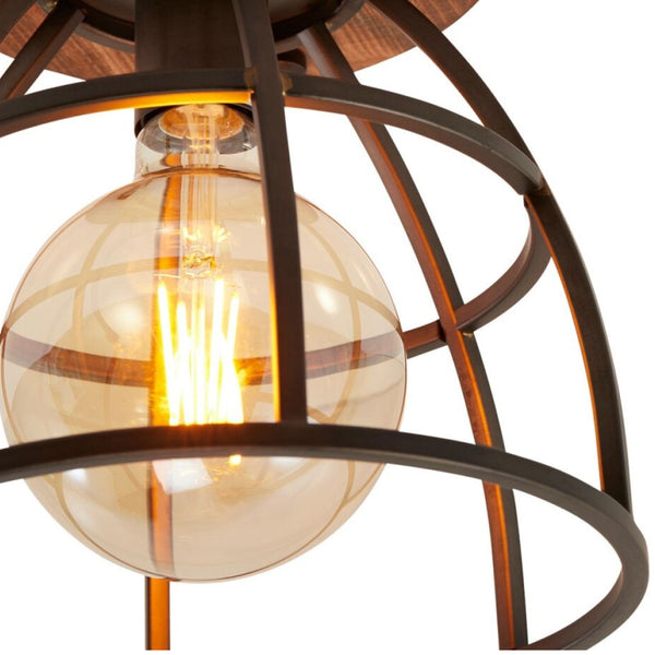 Industrielle Deckenlampe Frame Serie E27