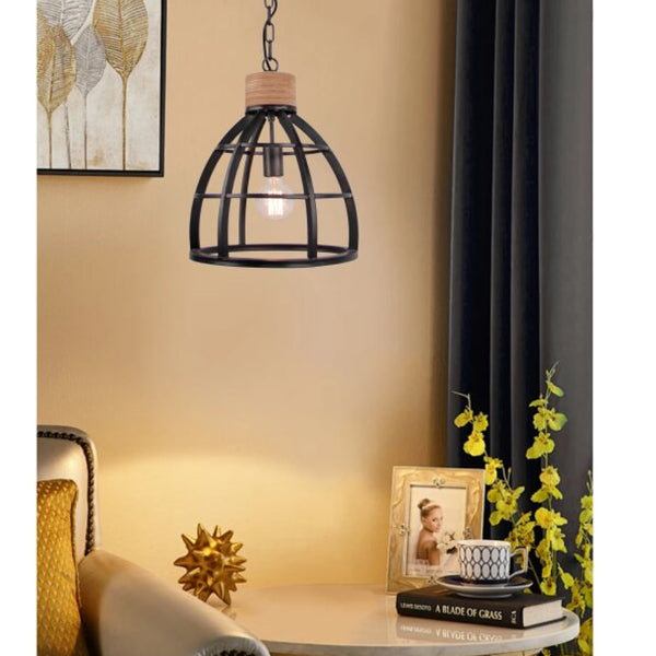 Verschillende Frame hanglamp – 1 lamp – Ø34 cm – Zwart – Modern & Industrieel Design – E27