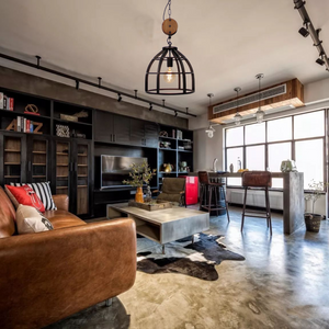 Industrielle 1-flammige Hängelampe mit E27-Fassung