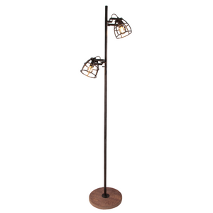 Die Various Frame Stehlampe, 2-flammig, 153 cm hoch, in Schwarz, überzeugt mit modernem Design und funktionaler Beleuchtung. Mit E14-Fassungen flexibel bestückbar.