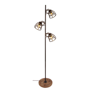 Various Frame Stehlampe 3-flammig – verstellbare Metallköpfe