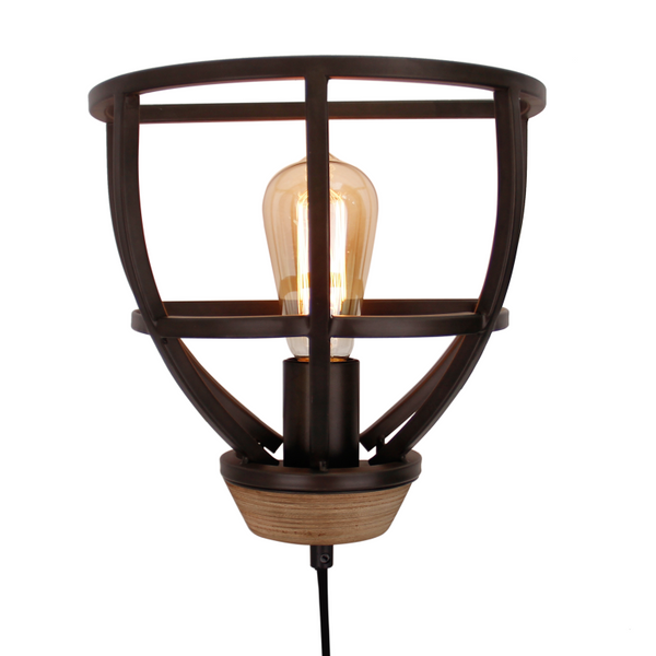 Various Frame Wandleuchte Ø25 cm Schwarz