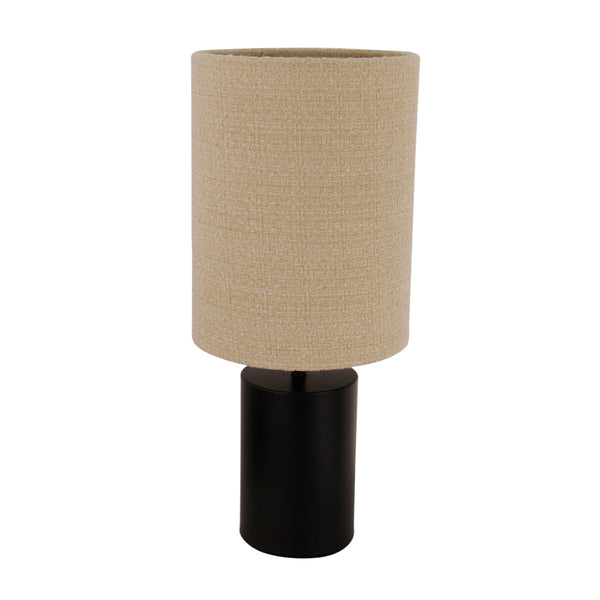 Various Lagos Tischlampe, 43 cm hoch, Ø18 cm, in Schwarz. Mit E27-Fassung – ideal für moderne oder klassische Einrichtungsstile.