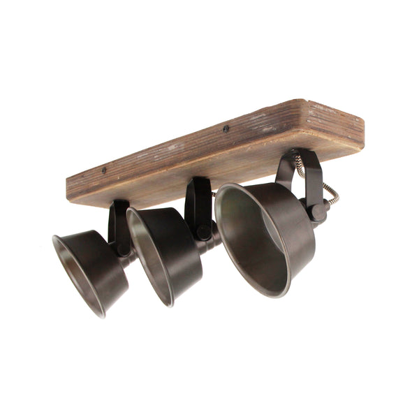 3-flammige Lampe in Schwarz – Modernes Design